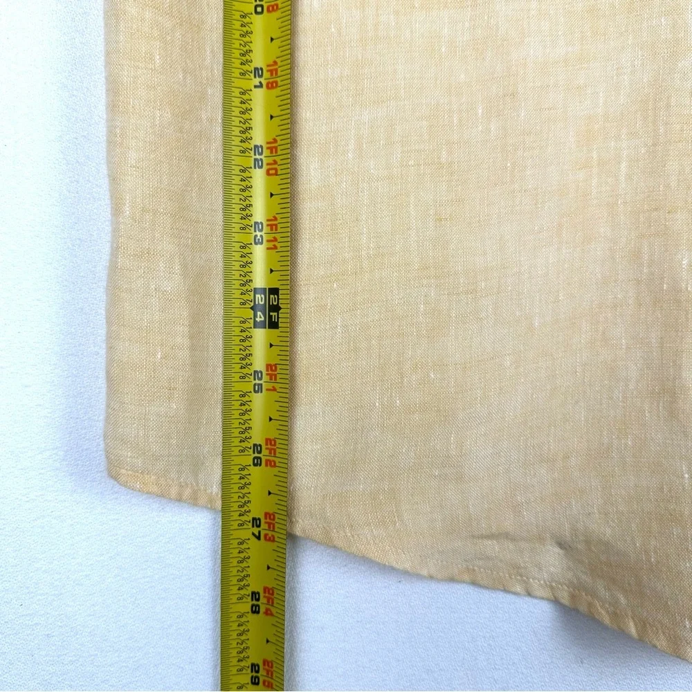 Jos A Bank Reserve Long Sleeve Linen Button Down Shirt